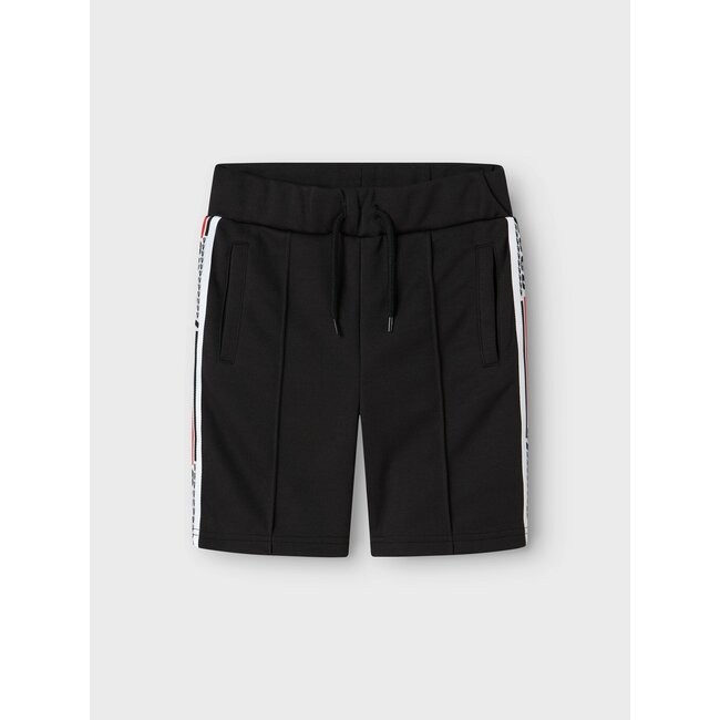 Name it zomer sweat short jongens - zwart - Nkmhakka