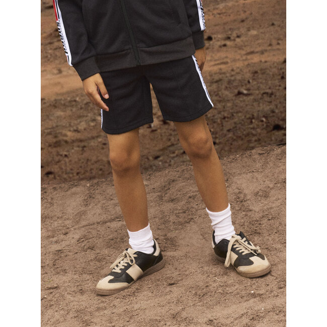 Name it zomer sweat short jongens - zwart - Nkmhakka