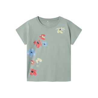 Name it zomer top meisjes - blauw grijs - Nkffabiala