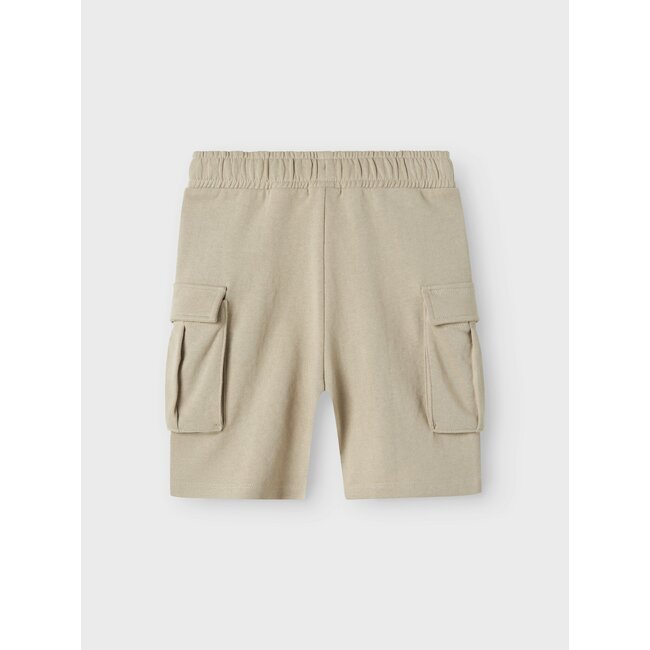 Name it zomer short jongens - cargo - taupe - Nkmollie