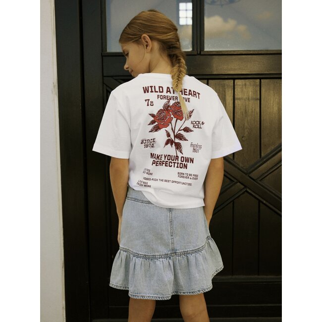 Name it zomer top S/S meisjes - wit - Nkfhominu