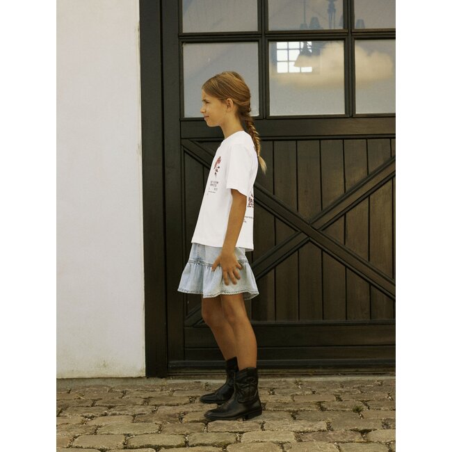 Name it zomer top S/S meisjes - wit - Nkfhominu