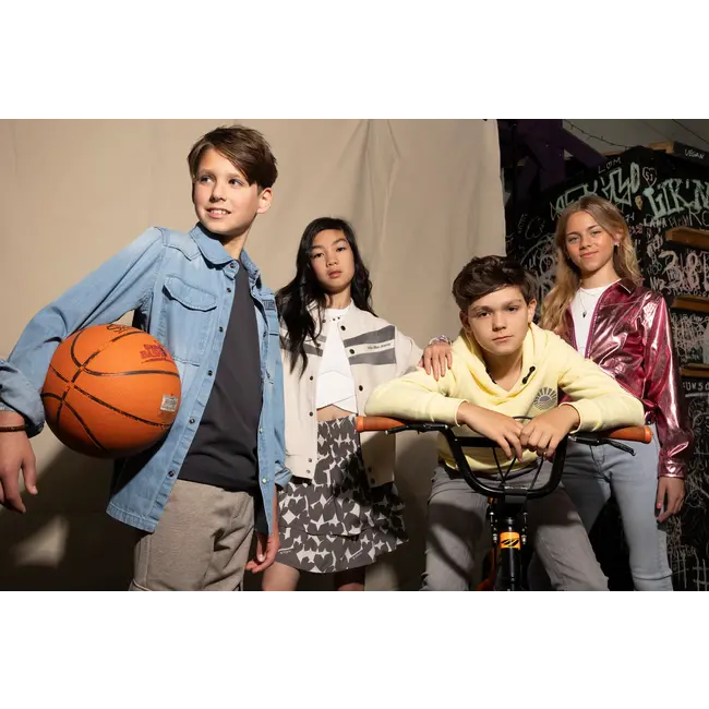 Indian Blue Jeans Zomer zomerjas meisjes - wit - baseball