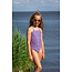 Just Beach zomer badpak meisjes - paars - Sunset