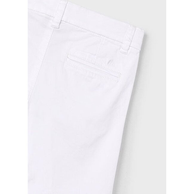 Mayoral Zomer chino short twill jongens - wit