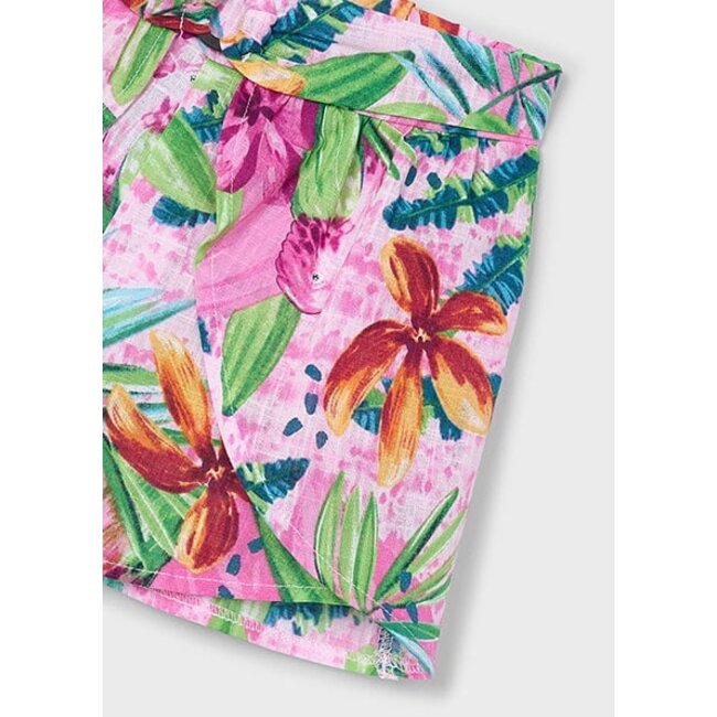Mayoral Zomer skort print meisjes - orchidee paars