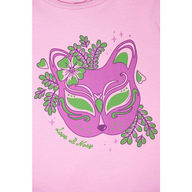 B.Nosy zomer t-shirt meisjes - roze glazuur - Tammy