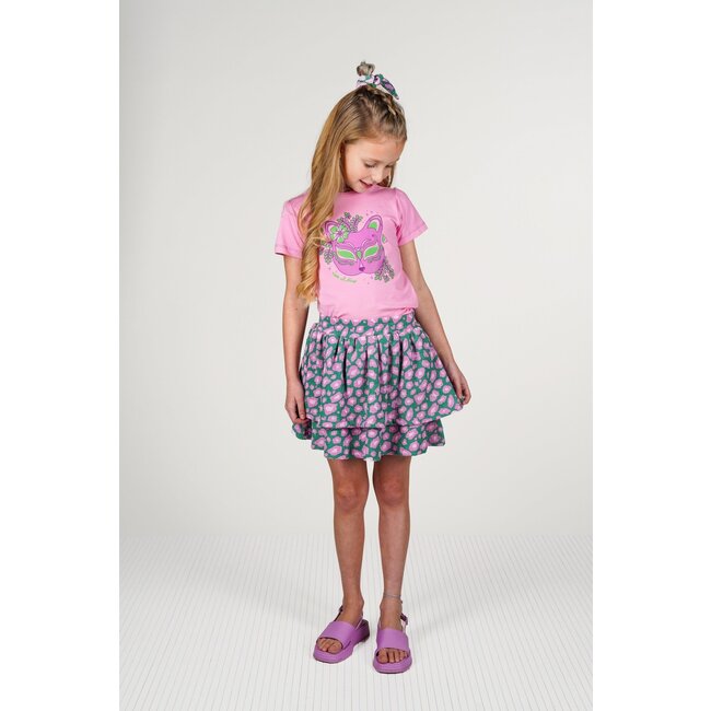 B.Nosy zomer t-shirt meisjes - roze glazuur - Tammy