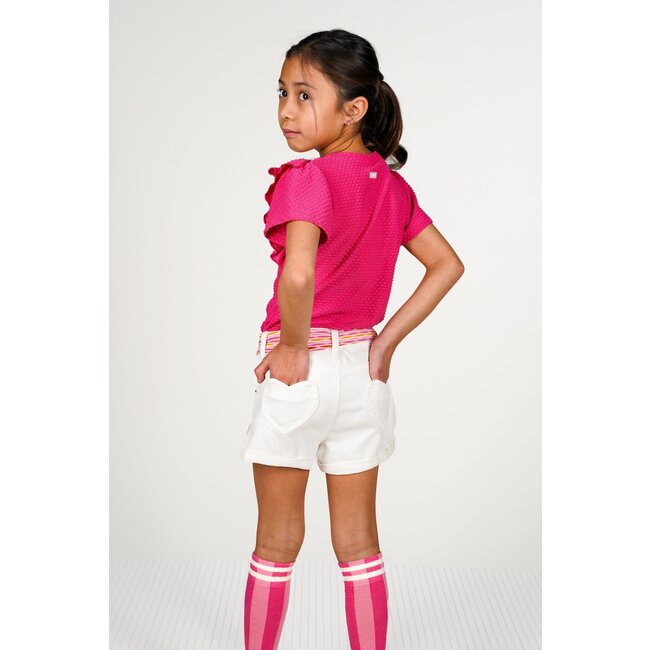 B.Nosy zomer kniekousen meisjes - roze gestreept - Molly