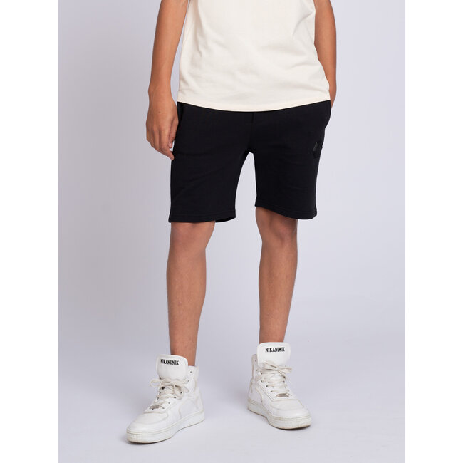 Nik&Nik zomer sweatshort jongens - zwart - Icon