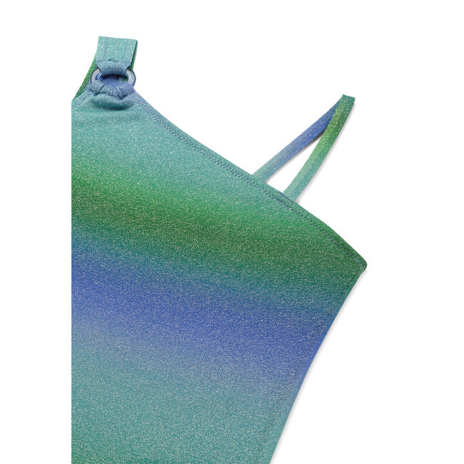 Shiwi Zomer badpak meisjes - glitter groen - Lisa - racerback