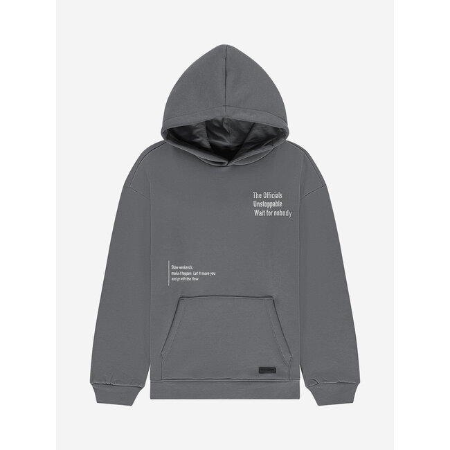 Nik&Nik zomer hoodie meisjes - grijs - Unstoppable