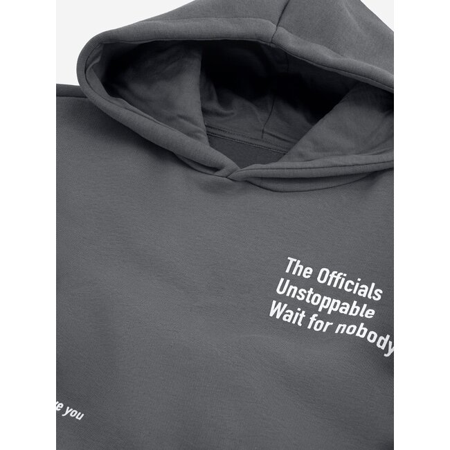 Nik&Nik zomer hoodie meisjes - grijs - Unstoppable