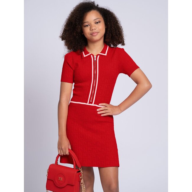 Nik&Nik zomer jurk meisjes - rood - Lieve