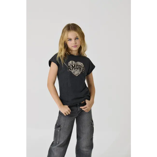 Kids ONLY zomer top S/S meisjes - grijs - Koglucy