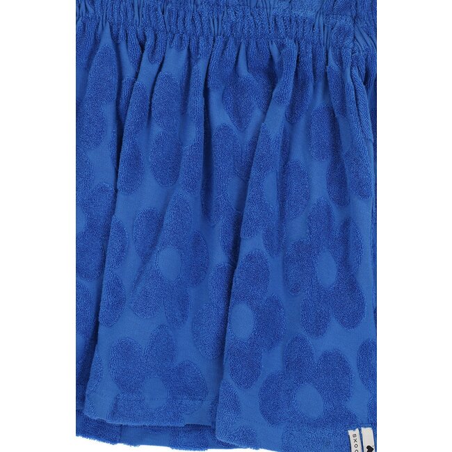 LOOXS Little Zomer rok meisjes jaquard bloemen terry - blauw