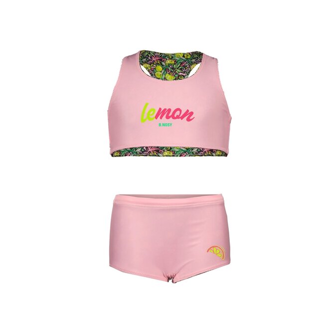 B.Nosy zomer reversibel bikini meisjes - groen/roze - Winona