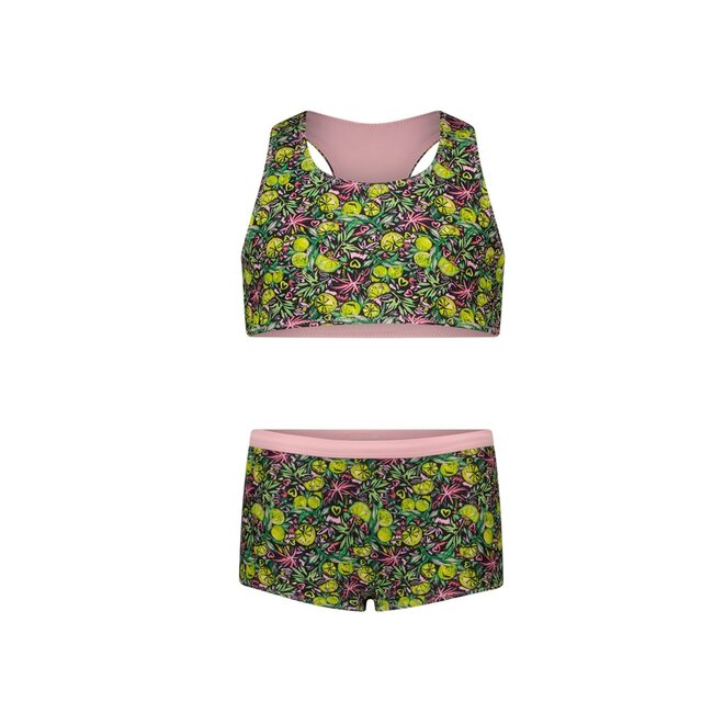 B.Nosy zomer reversibel bikini meisjes - groen/roze - Winona