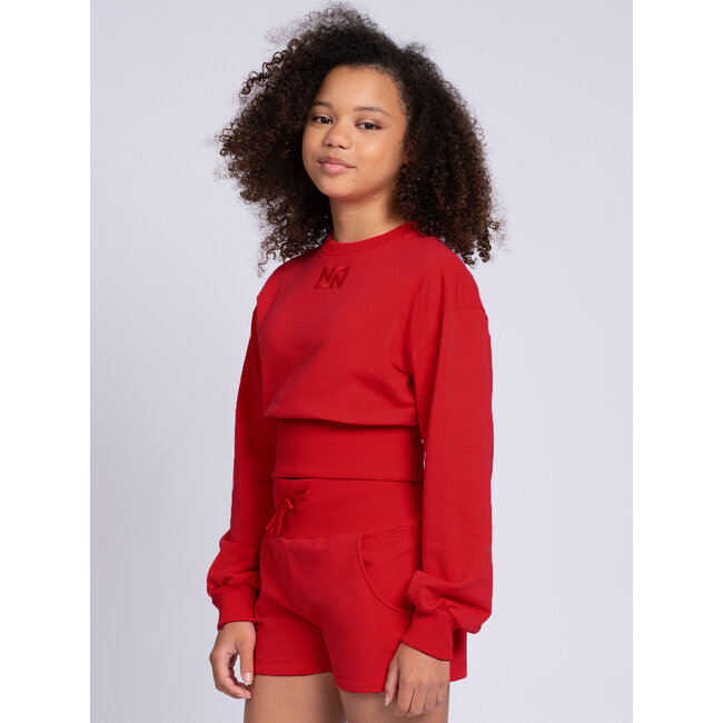 Nik&Nik zomer sweat shirt meisjes - rood - Ivy