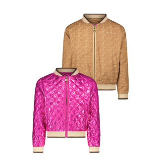 Like Flo zomer reversibel zomerjas meisjes - fuchsia - Amber