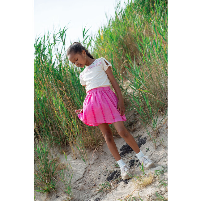 Like Flo zomer rok meisjes - fuchsia - fancy - Suze