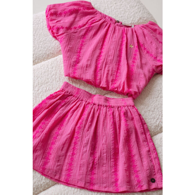 Like Flo zomer rok meisjes - fuchsia - fancy - Suze