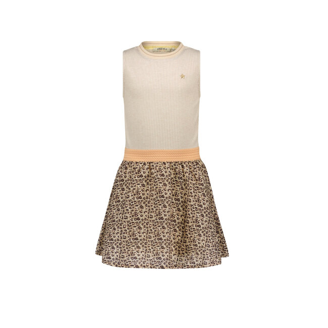Like Flo zomer jurk meisjes - kit - AOP - Moon