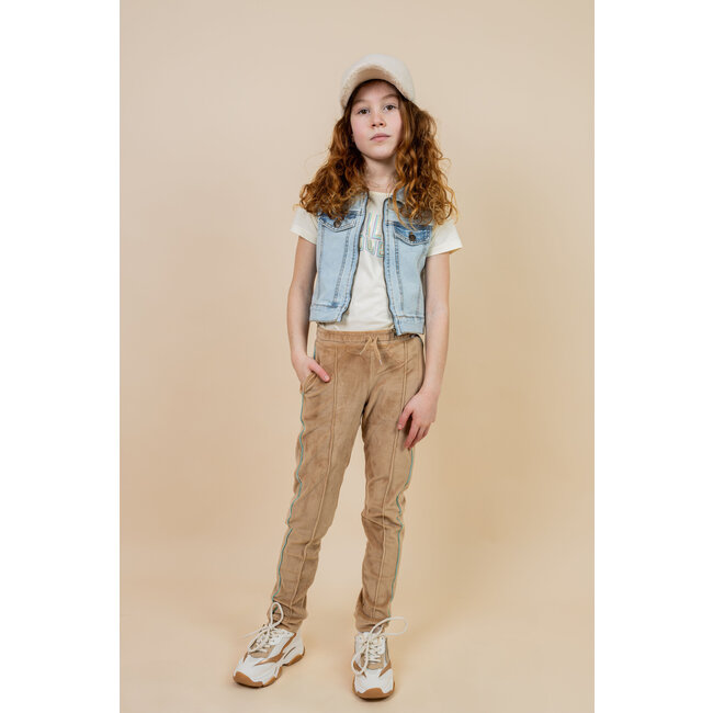 MAYCE zomer t-shirt meisjes - off wit - artwork