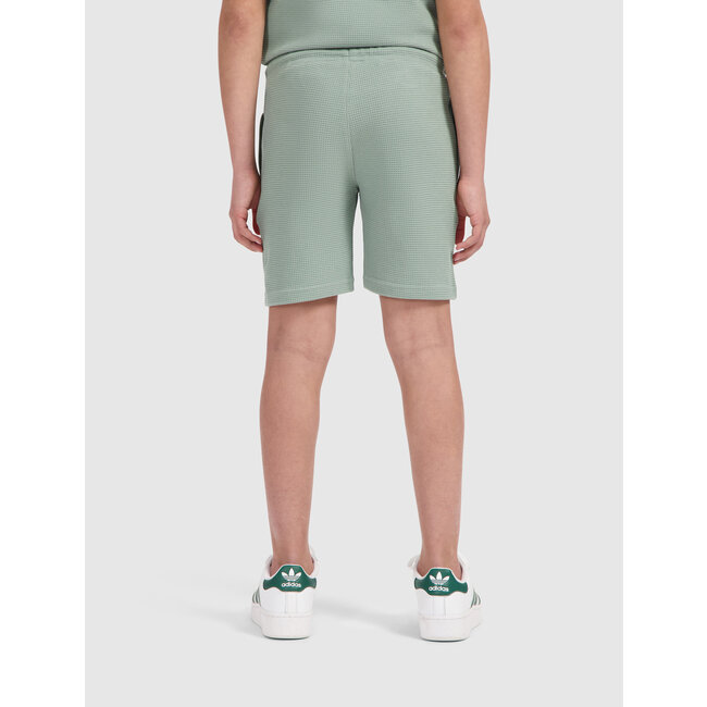 Ballin Zomer sweat short jongens - groen - Waffle logo
