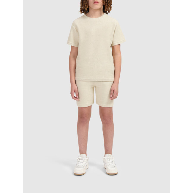 Ballin Zomer short jongens - zand - Icon boucle