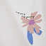 Daily7 Zomer T-shirt S/S meisjes - wit - artwork