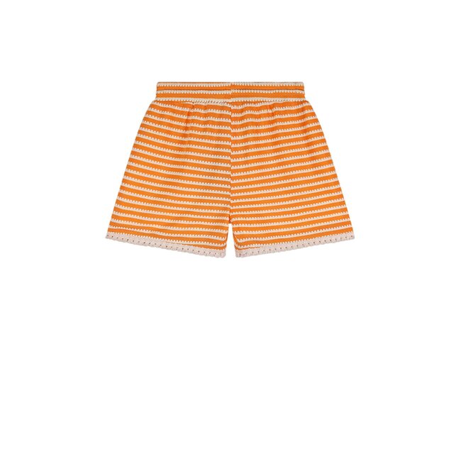 NoBell zomer short meisjes - melon - jersey, fancy streep - Sillas