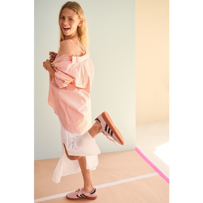 NoBell zomer maxi rok meisjes - ivoor wit - split - Nael