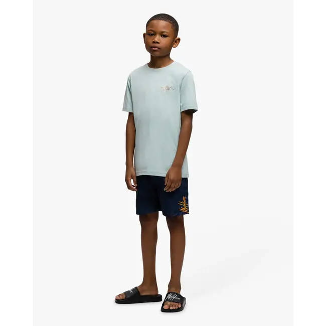 Malelions Zomer t-shirt jongens - sky blauw - Splash