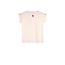 NoNo zomer t-shirt meisjes - ivoor wit - fancy mouw - Kiki