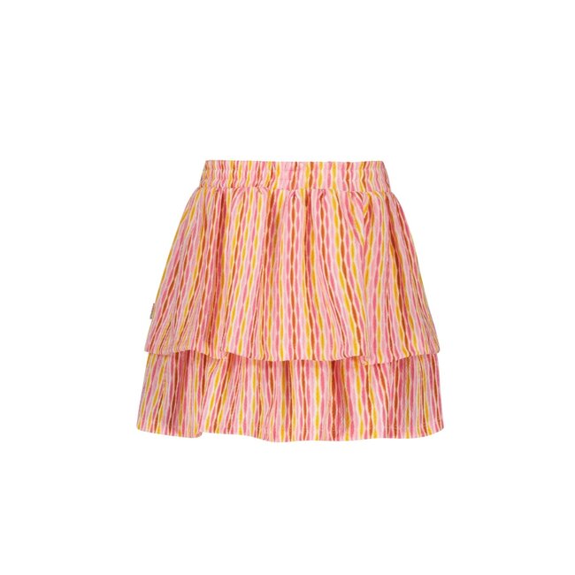 B.Nosy zomer rok meisjes - roze AOP - 2-laags - Ruth