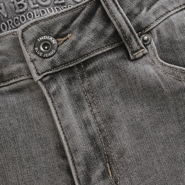 Indian Blue Jeans Zomer jeans short jongens - grijs - wide fit