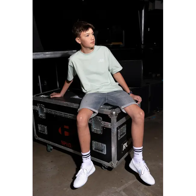 Rellix Zomer jeans short jongens - grijs