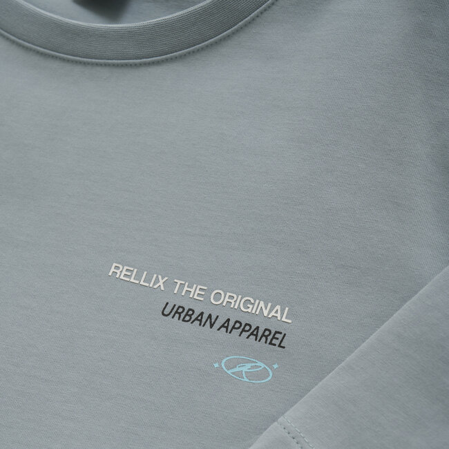 Rellix Zomer T-shirt S/S jongens - blauw - print