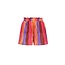 B.Nosy zomer short meisjes - multi fab streep - plissee - Philou