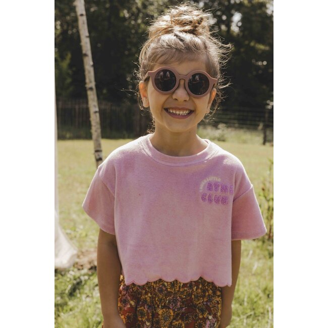 LOOXS Little Zomer top meisjes terry - roze
