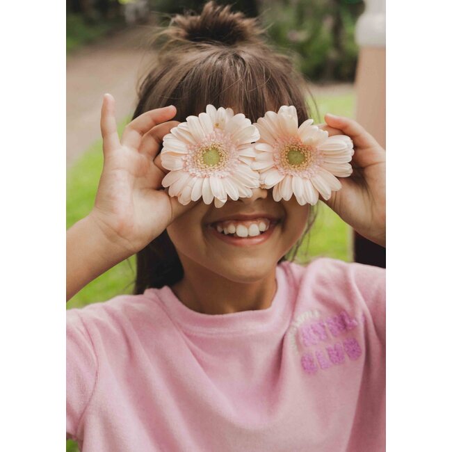 LOOXS Little Zomer top meisjes terry - roze