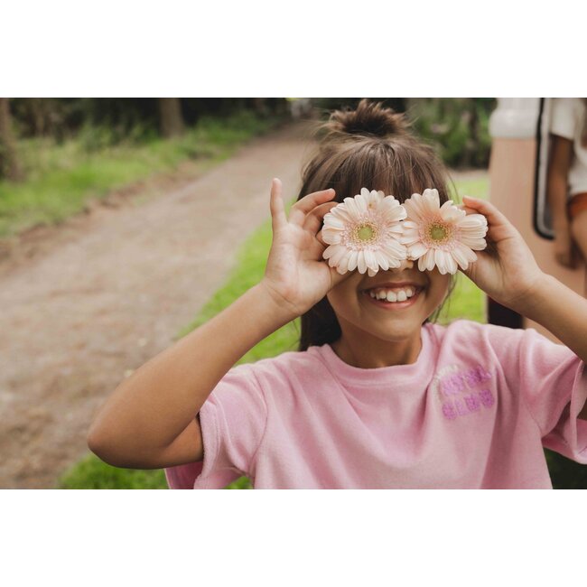 LOOXS Little Zomer top meisjes terry - roze