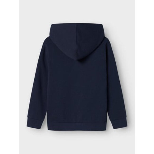 Name it zomer hoodie jongens - blauw - Nkmbedog