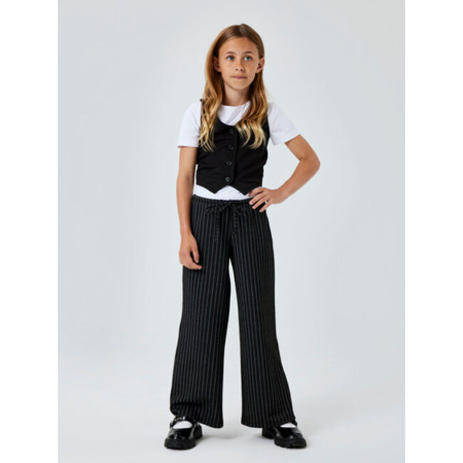 Name it zomer gilet meisjes - zwart - Nkfolgine