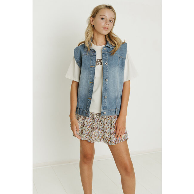 Frankie & Liberty Zomer skort meisjes - multi - bloemenprint - Riona