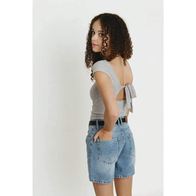 Frankie & Liberty Zomer short meisjes - jeans blauw - Resta