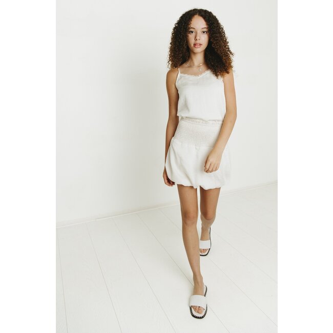 Frankie & Liberty Zomer skort meisjes - creme - Ragna