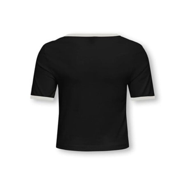 Kids ONLY zomer t-shirt S/S meisjes - zwart - Kognina