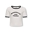 Kids ONLY zomer t-shirt S/S meisjes - off wit - Kognina